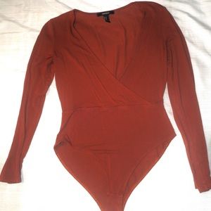 Long Sleeve V-Neck Bodysuit